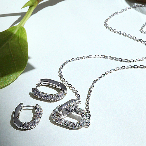 Summer Sale Special + Free Shipping ★ <font color="red">14k★<br> Earrings/Necklace</font><br> Ernel SET SET0115