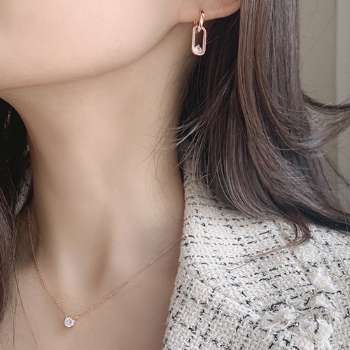 Summer Sale Special + Free Shipping<br> <font color="red">14k★<br> Earring/NecklaceSET</font><br> Clocia SET SET0167