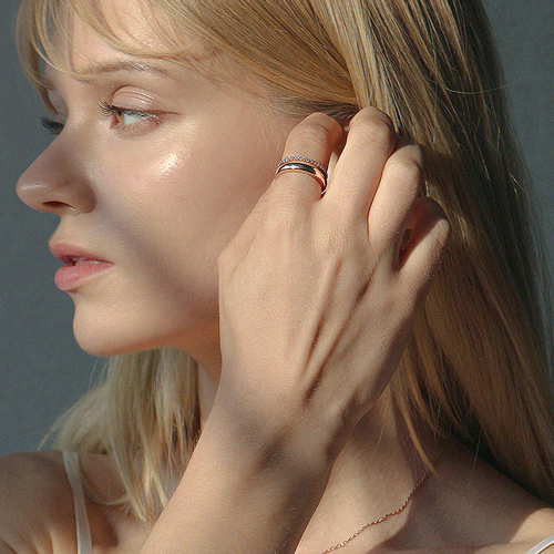 Summer Sale Special + Free Shipping★<br> <font color="red">14K★<br> Earring/Necklace/Ring SET</font><br> Nanette SET SET0467