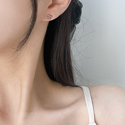 Summer Sale Special + Free Shipping★<br> <font color="red">14K★</font><br> X Tinty Earring<br> EA3139