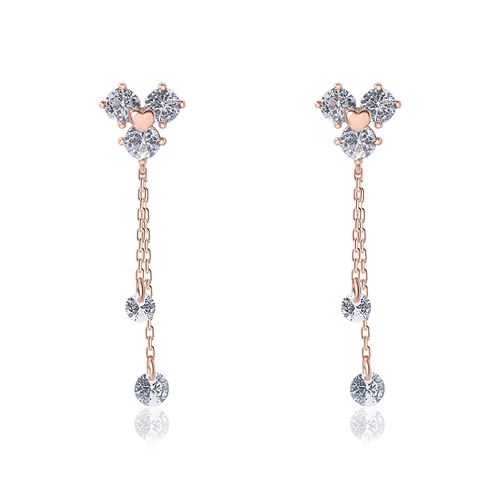 Summer Sale Special + Free Shipping★<font color="red"></font><br> 14K★<br> Clohart Olive Earring<br> EA3150