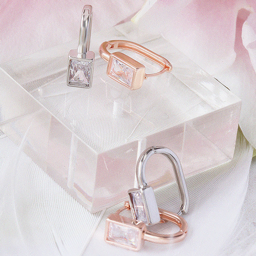 <font color="red">Summer Sale Special + Free Shipping★<br> 14K gold★</font><br> Tia ring Earrings<br> EA3193