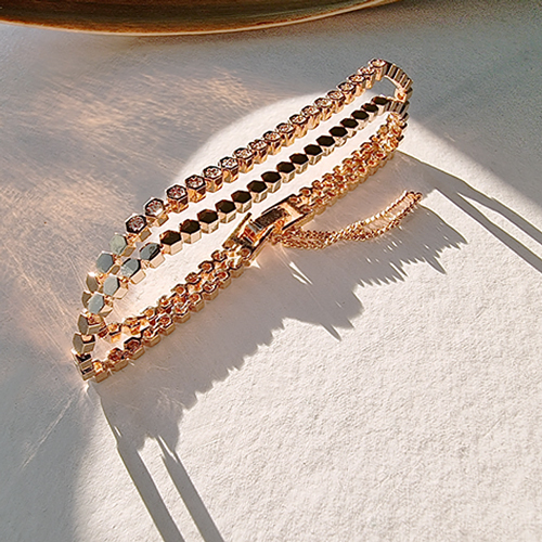 Fall in SALE + Free Shipping★<font color="red"><br></font> Shamon Double Line Bracelet<BR> BA0510