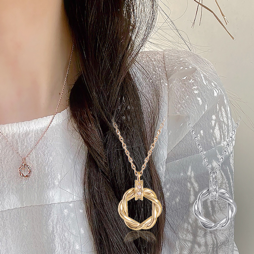Fall in SALE + Free Shipping★<br> <font color="red">14K★</font><br> Elma Twist Necklace<br> NA0656