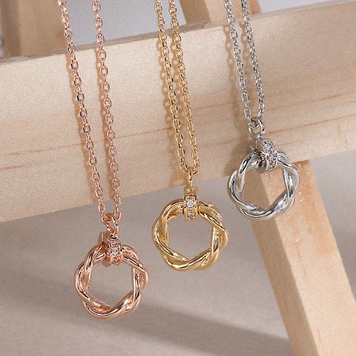 Fall in SALE + Free Shipping★<br> <font color="red">14K★</font><br> Elma Twist Necklace<br> NA0656