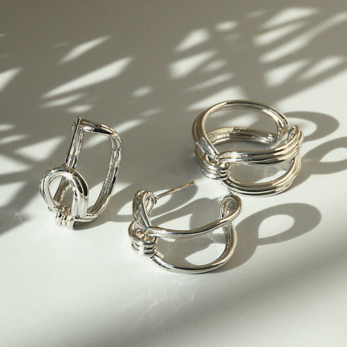 Fall in SALE + Free Shipping★ <font color="red"><br>14K★</font><br> Earring/Ring SET<br> Sabrina SET SET0480