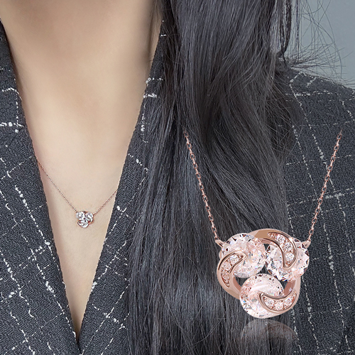 Fall in SALE + Free Shipping★<br> <font color="red">14K★</font><br> Alyssa Necklace<br> NA0658 Korea