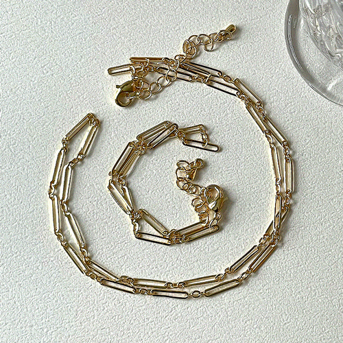 Fall in SALE + Free Shipping★ <font color="red"><br>14K★</font><br> bracelet/necklace set<br> Freya chain SET SET0487