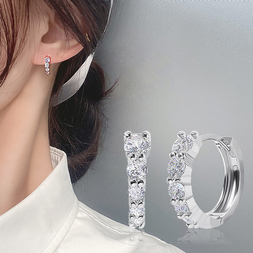 Fall in SALE + Free Shipping★ <font color="red"><br>14K★</font><br> Lanne One Touch Ring Earring<br> EA3202