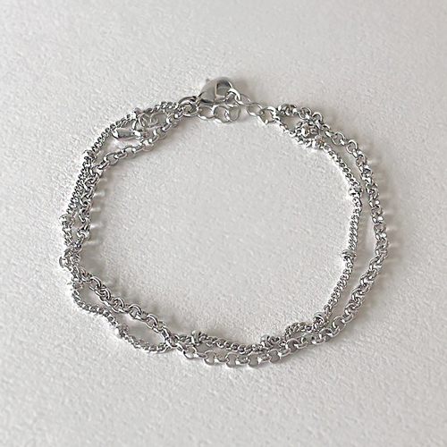 Fall in SALE + Free Shipping★<font color="red"><br></font> beaded layered chain bracelet<BR> BA0512