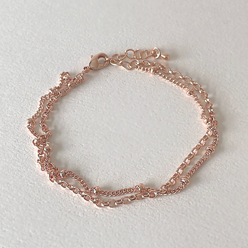 Fall in SALE + Free Shipping★<font color="red"><br></font> beaded layered chain bracelet<BR> BA0512