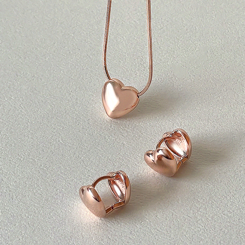 Fall in SALE + Free Shipping★ <font color="red"><br>14K★</font><br> Earring/Necklace SET<br> Fury Heart SET SET0489