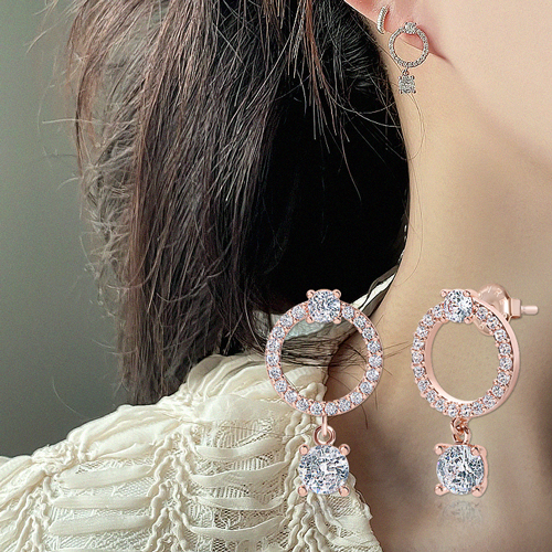 Fall in SALE + Free Shipping★<br> <font color="red">14K★</font> Stud Crystal Olive Earrings<br> EA3159