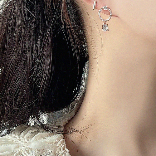Fall in SALE + Free Shipping★<br> <font color="red">14K★</font> Stud Crystal Olive Earrings<br> EA3159