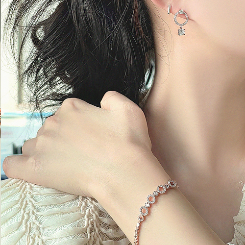 Fall in SALE + Free Shipping★ <font color="red"><br>14K★</font><br> Earring/bracelet SET<br> Stud Crystal SET SET0456